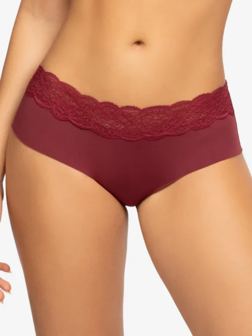 Panty cachetero rojo en microfibra