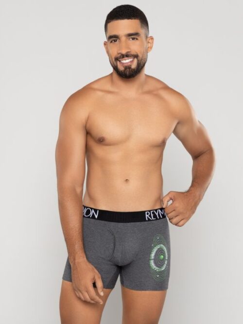 Bóxer semilargo Algodón bragueta vertical Ref.3030