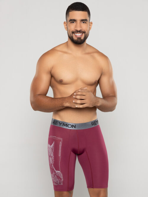 Bóxer largo microfibra estampada Ref.3035