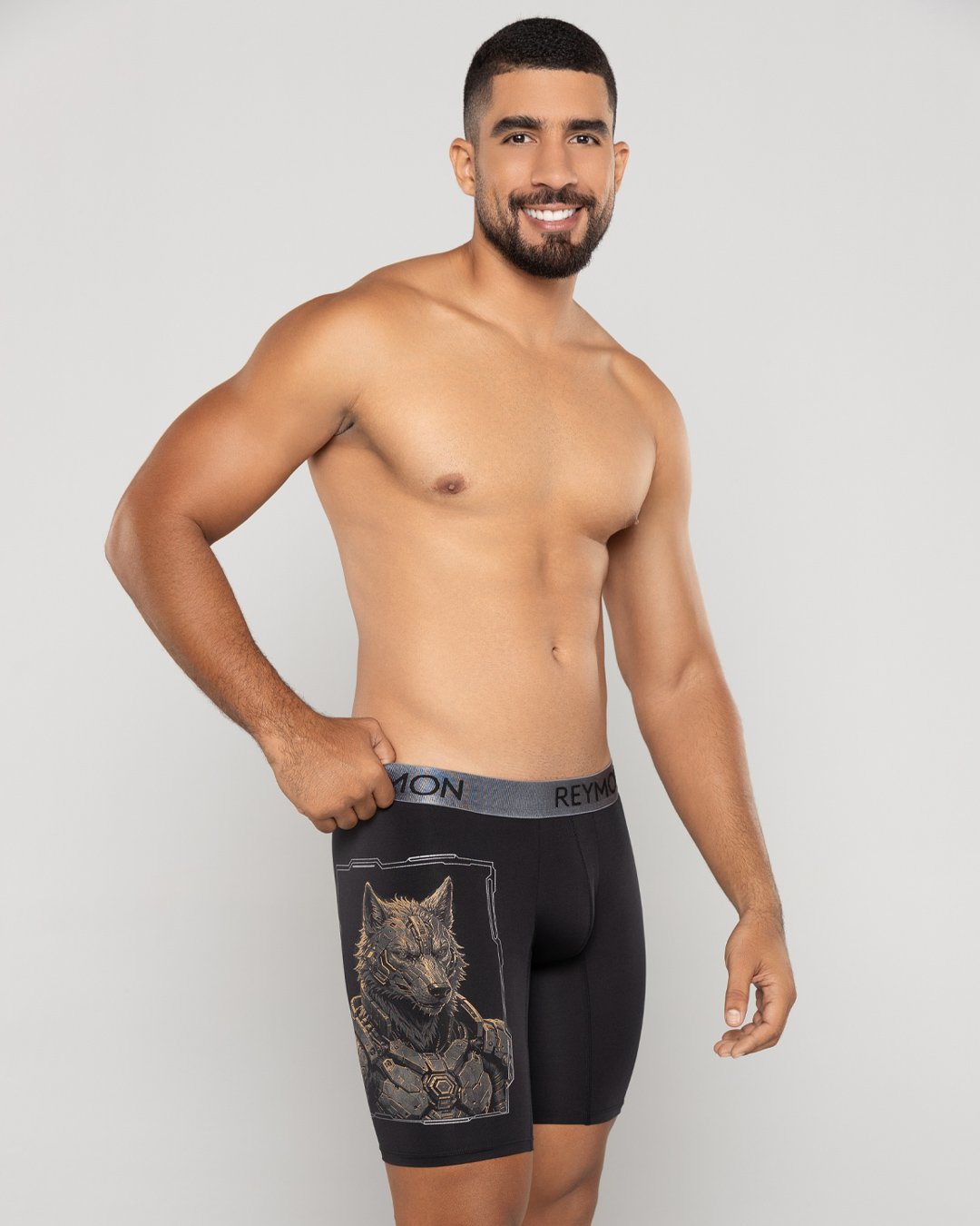 Bóxer largo microfibra estampada Ref.3035 - Image 7