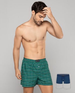 Boxer suelto con boxer interno en poliester Ref. 3052