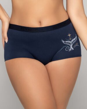 Bóxer tiro alto en algodón estampado Ref. 8010