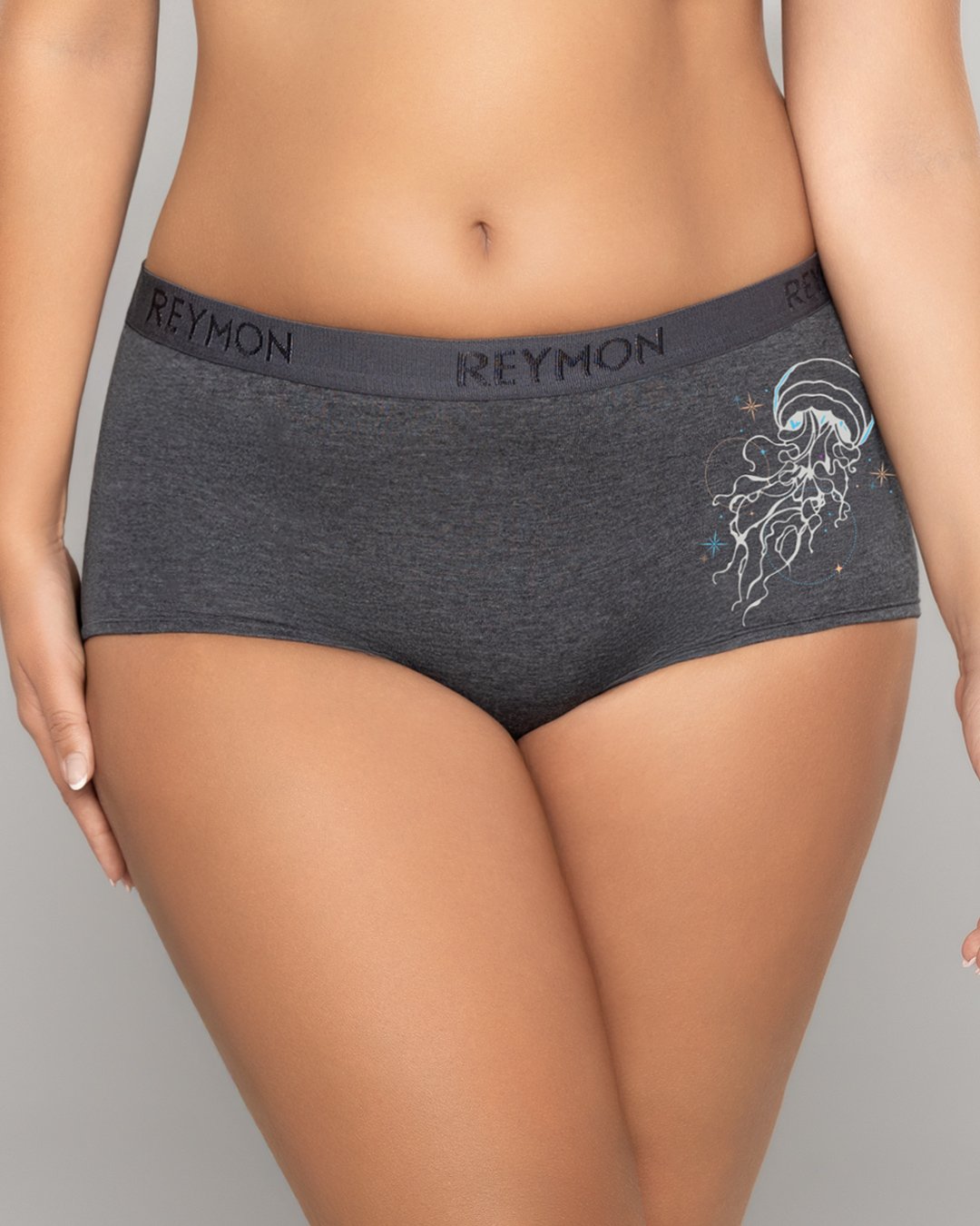 Bóxer tiro alto en algodón estampado Ref. 8010 - Image 7