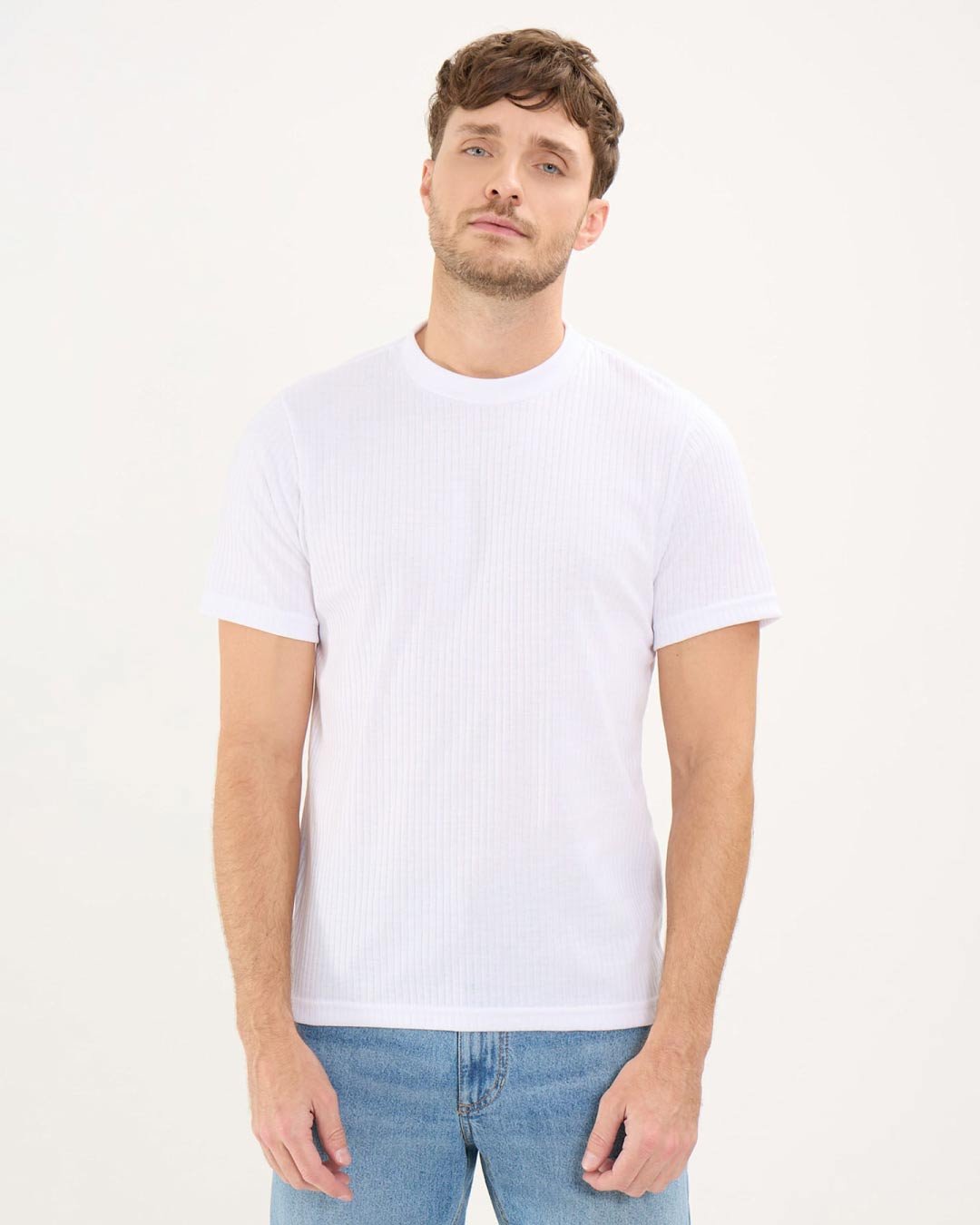 Camiseta Interior Hombre Acanalada Manga Corta PAT PRIMO Ref. 19271